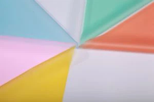 Цвят PVC мек филм Подходящ за рекламна кърпа