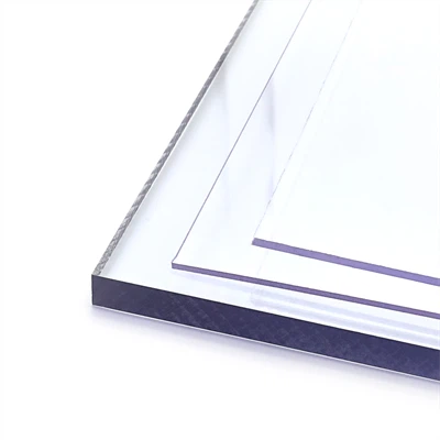 Прозрачен плътен поликарбонатен лист